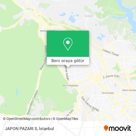 JAPON PAZARI S harita