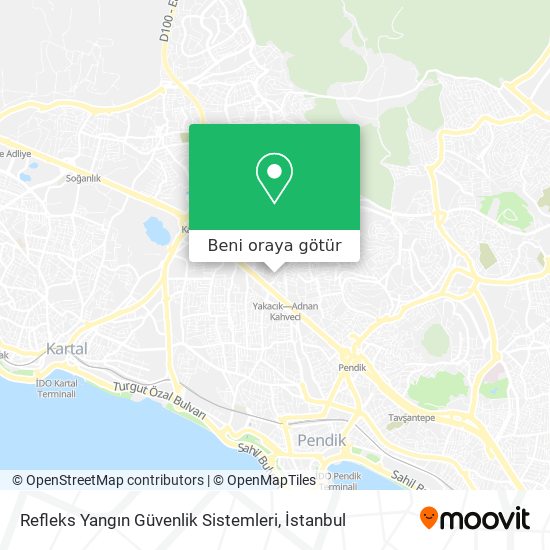Refleks Yangın Güvenlik Sistemleri harita