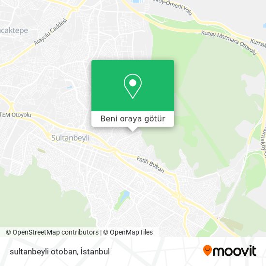 sultanbeyli otoban harita