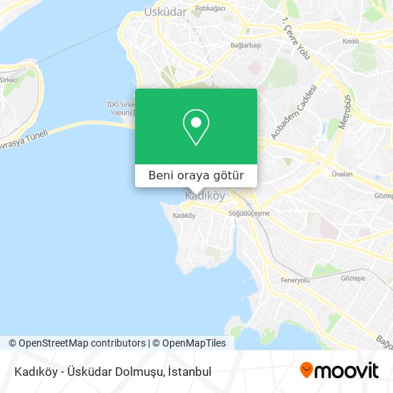 Kadıköy - Üsküdar Dolmuşu harita