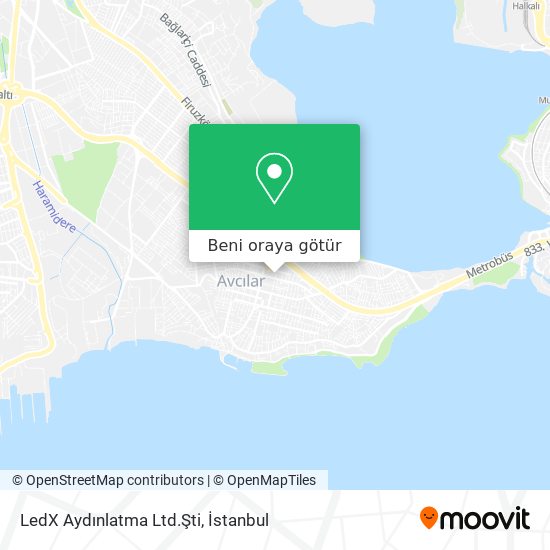 LedX Aydınlatma Ltd.Şti harita