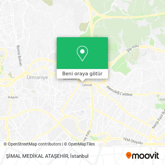 ŞİMAL MEDİKAL ATAŞEHİR harita