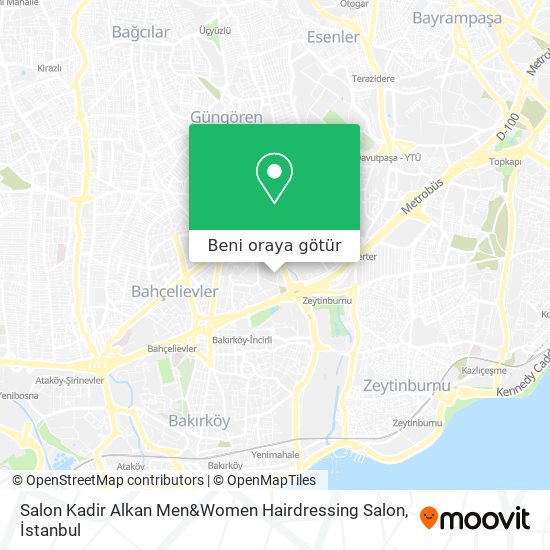 Salon Kadir Alkan Men&Women Hairdressing Salon harita