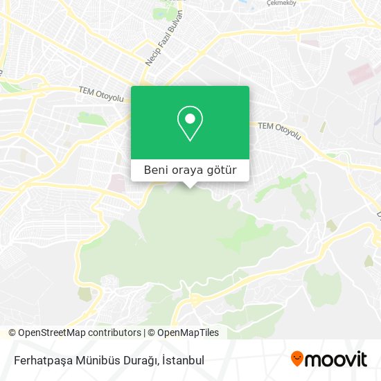 Ferhatpaşa Münibüs Durağı harita