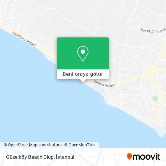 Güzelköy Beach Clup harita