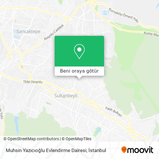Muhsin Yazıcıoğlu Evlendirme Dairesi harita