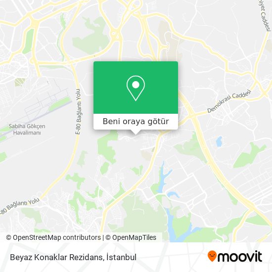 Beyaz Konaklar Rezidans harita
