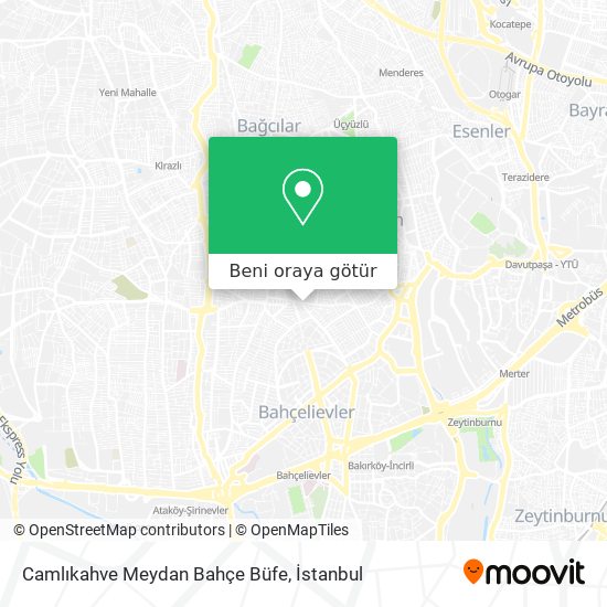 Camlıkahve Meydan Bahçe Büfe harita