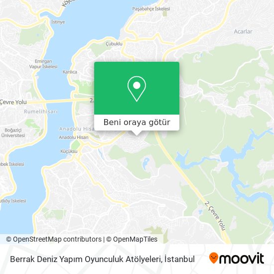 Berrak Deniz Yapım Oyunculuk Atölyeleri harita