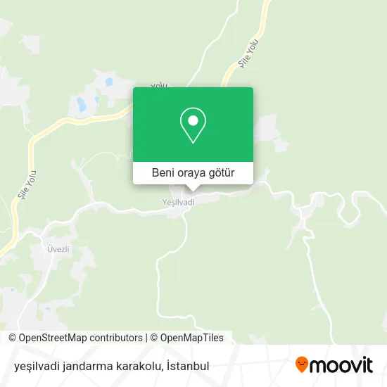 yeşilvadi jandarma karakolu harita