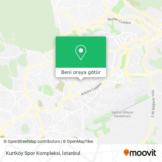 Kurtköy Spor Kompleksi harita