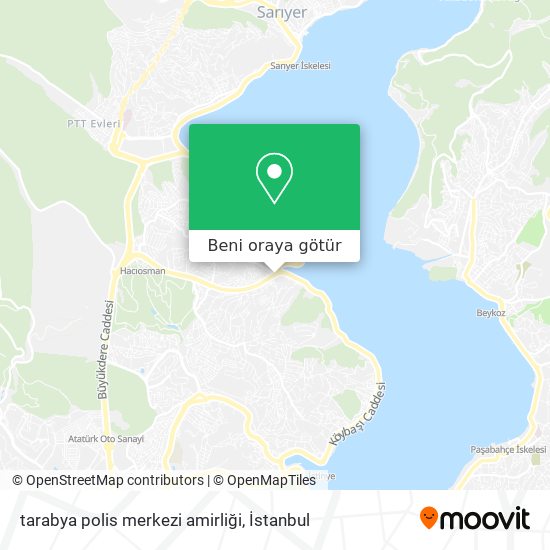 tarabya polis merkezi amirliği harita