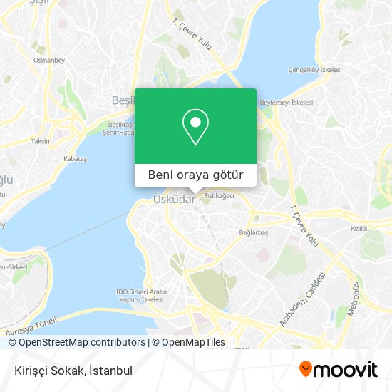 Kirişçi Sokak harita