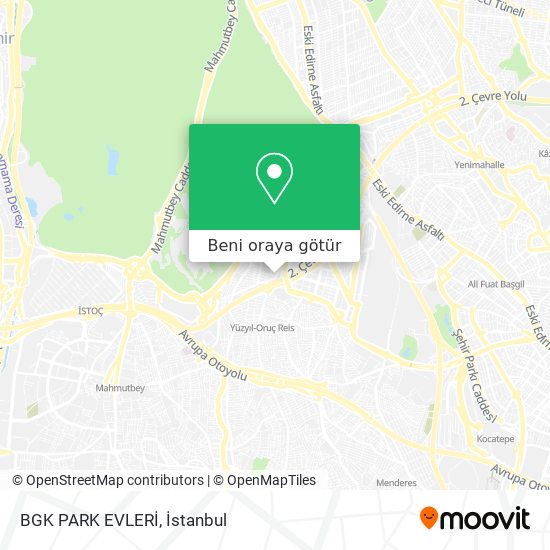 BGK PARK EVLERİ harita
