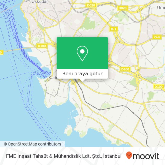 FME İnşaat Tahaüt & Mühendislik Ldt. Ştd. harita