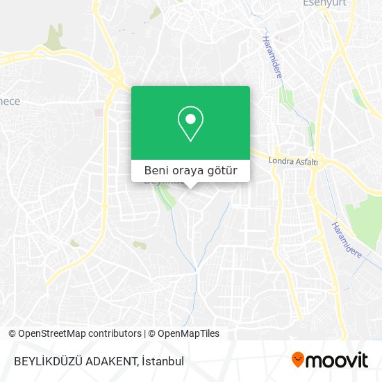 BEYLİKDÜZÜ ADAKENT harita