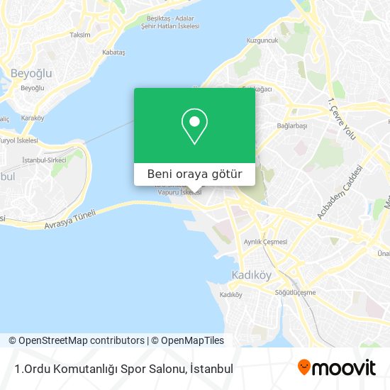 1.Ordu Komutanlığı Spor Salonu harita