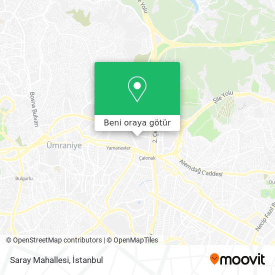 Saray Mahallesi harita