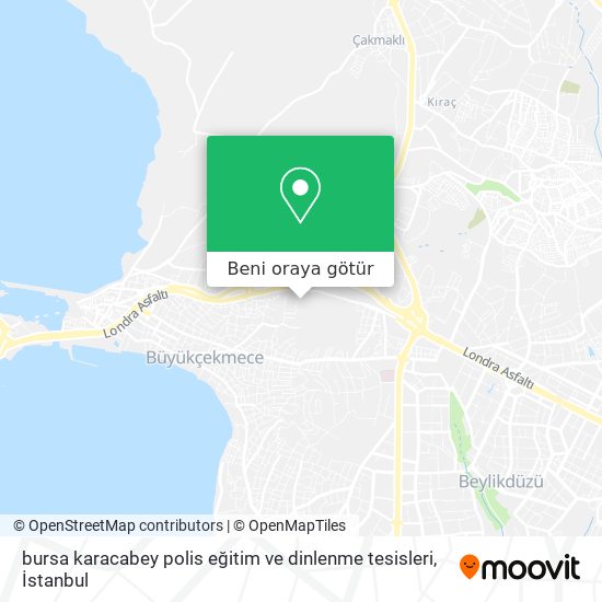 bursa karacabey polis eğitim ve dinlenme tesisleri harita