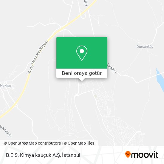 B.E.S. Kimya kauçuk A.Ş harita