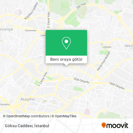 Göksu Caddesi harita