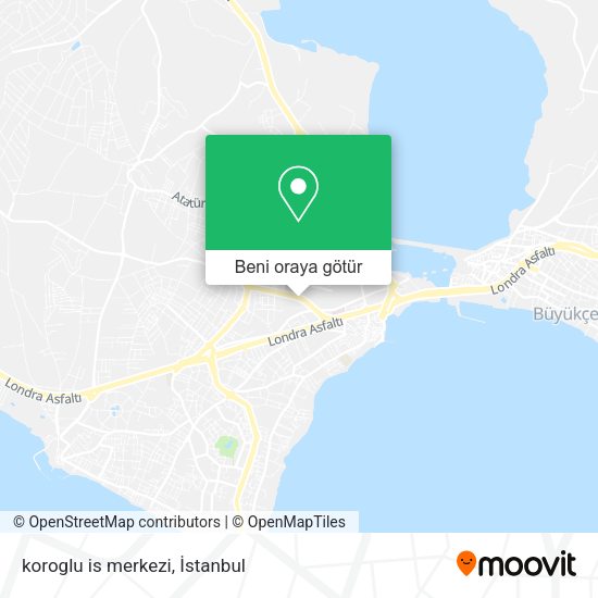 koroglu is merkezi harita