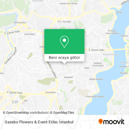 Gazebo Flowers & Event Etiler harita