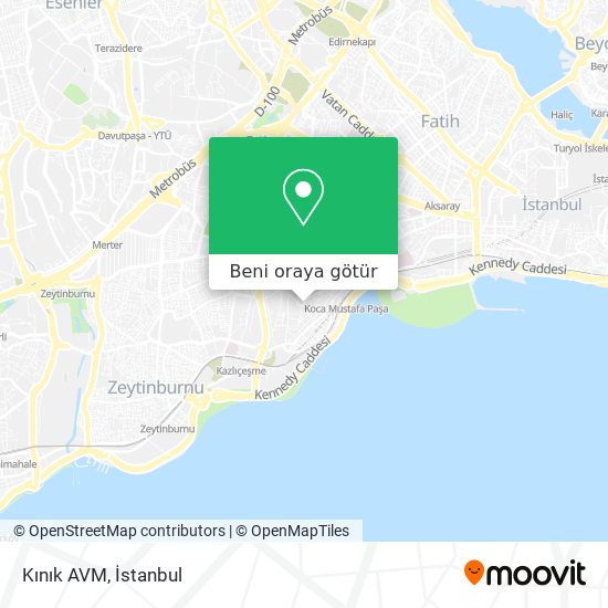 Kınık AVM harita