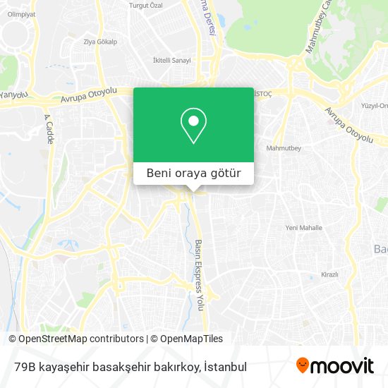 79B kayaşehir basakşehir bakırkoy harita