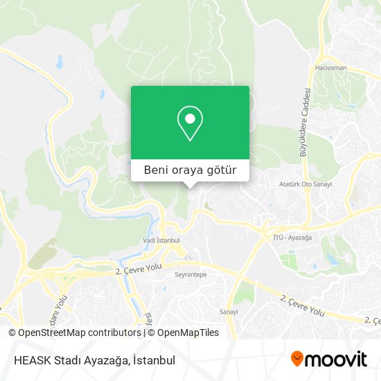 HEASK  Stadı  Ayazağa harita