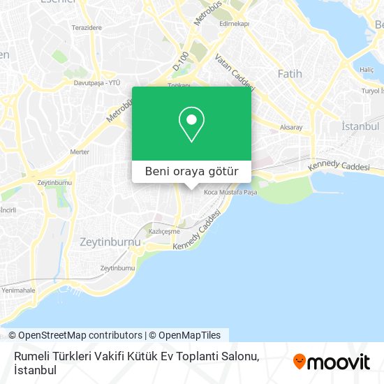 Rumeli Türkleri Vakifi Kütük Ev Toplanti Salonu harita