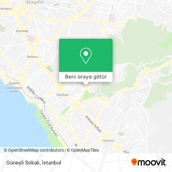 Güneşli Sokak harita