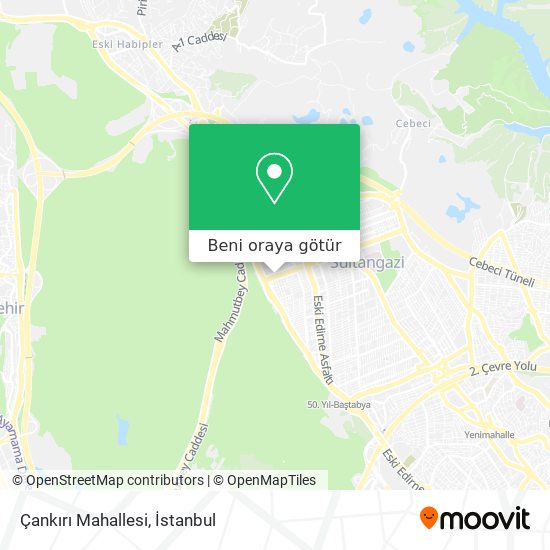 Çankırı Mahallesi harita