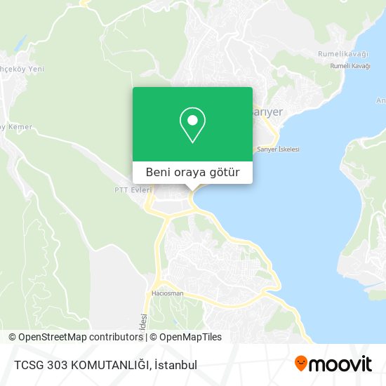 TCSG 303 KOMUTANLIĞI harita