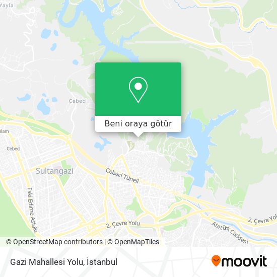 Gazi Mahallesi Yolu harita