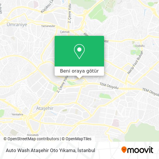 Auto Wash Ataşehir Oto Yıkama harita