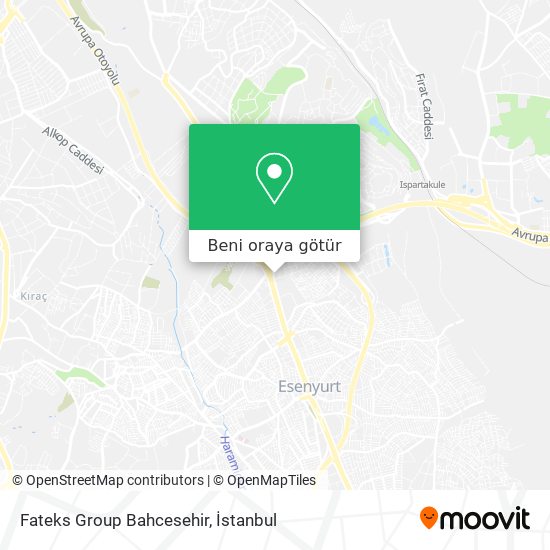 Fateks Group Bahcesehir harita