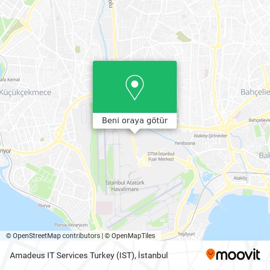 Amadeus IT Services Turkey (IST) harita
