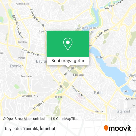 beylikdüzü çamlık harita