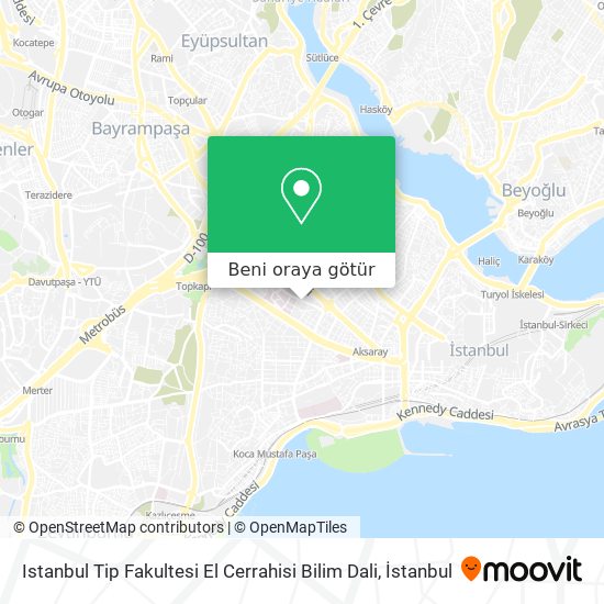 Istanbul Tip Fakultesi El Cerrahisi Bilim Dali harita