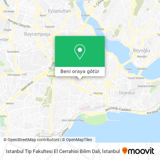 Istanbul Tip Fakultesi El Cerrahisi Bilim Dali harita
