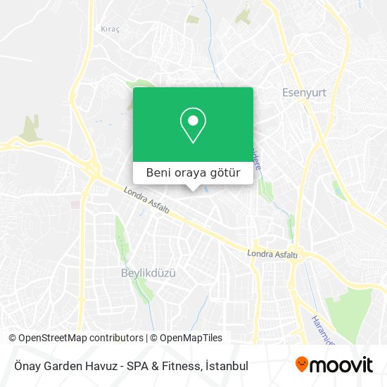 Önay Garden Havuz - SPA & Fitness harita