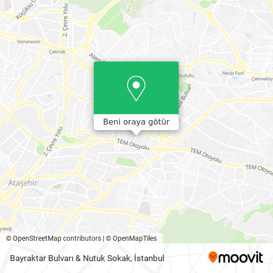 Bayraktar Bulvarı & Nutuk Sokak harita