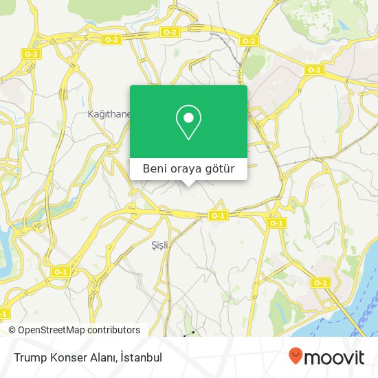 Trump Konser Alanı harita