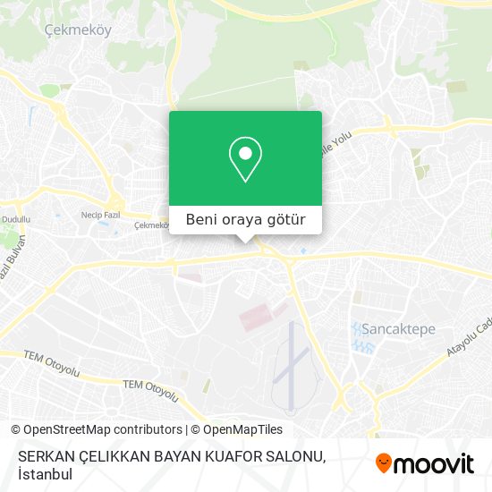 SERKAN ÇELIKKAN BAYAN KUAFOR SALONU harita