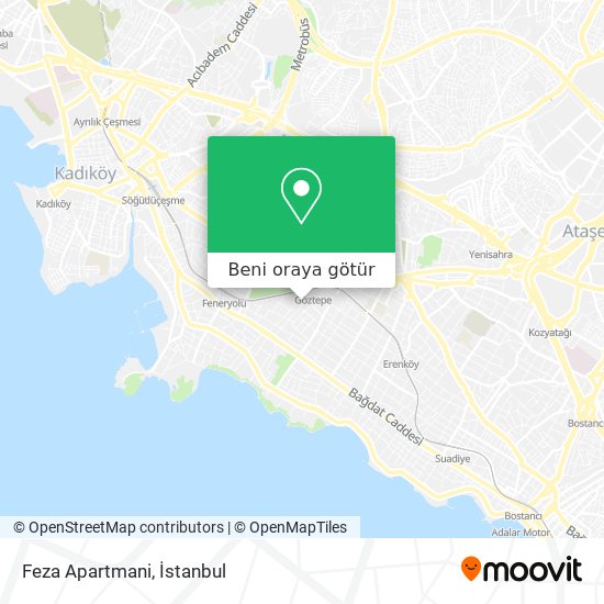 Feza Apartmani harita