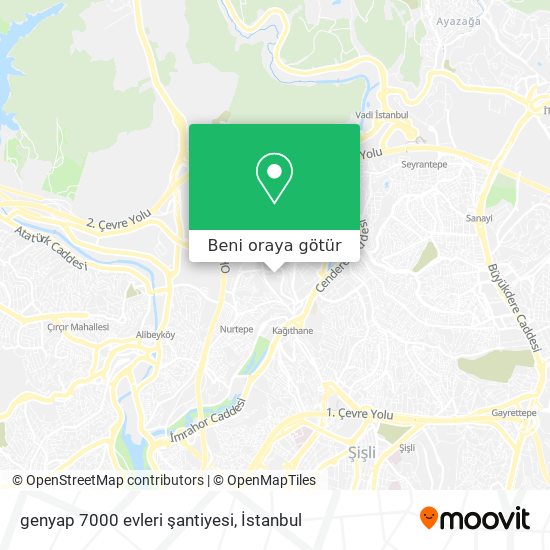 genyap 7000 evleri şantiyesi harita