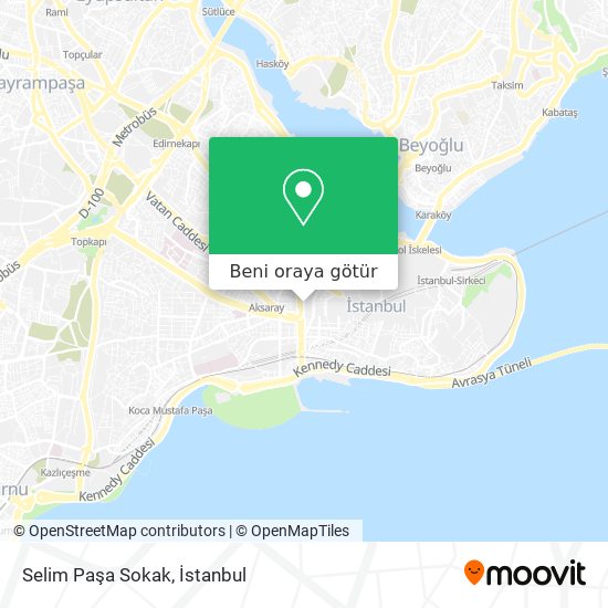 Selim Paşa Sokak harita