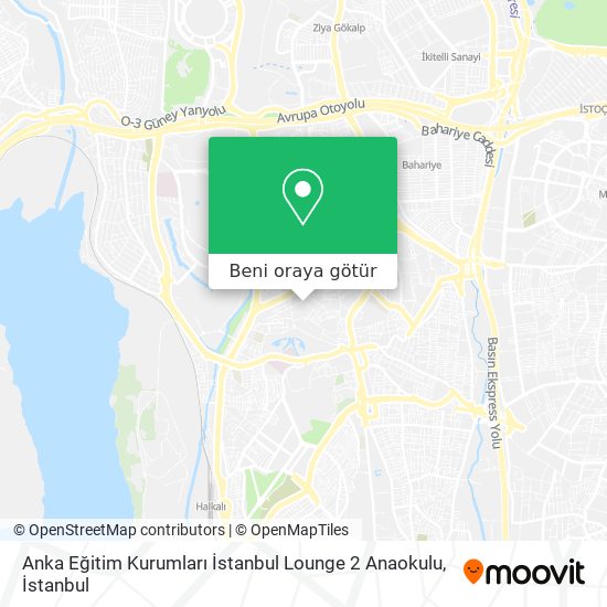 Anka Eğitim Kurumları İstanbul Lounge 2 Anaokulu harita