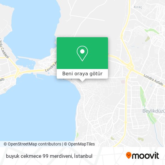 buyuk cekmece 99 merdiveni harita